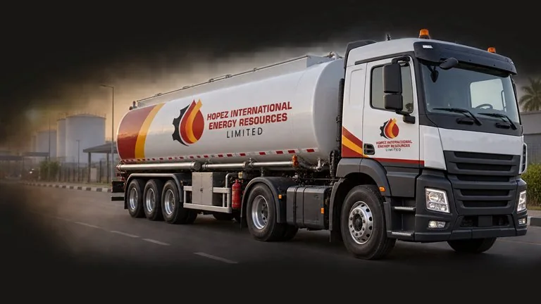 Branded HOPEZ fuel tanker ready for delivery